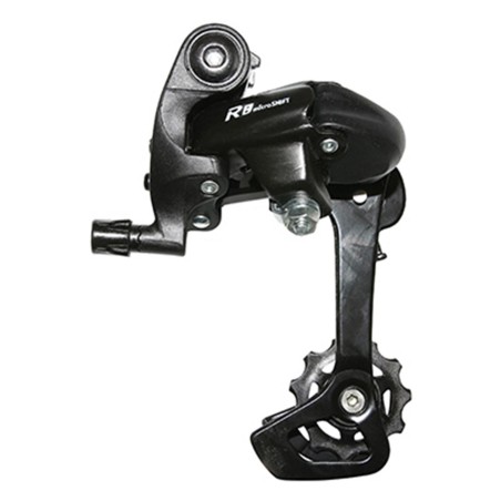 Derailleur route arriere microshift 8-9v. grande chape a vis (compatible Shimano)