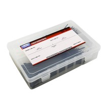 COLLIER DE SERRAGE NYLON TYPE RILSAN 2,5x100mm et 4,8x160mm NOIR ET TRANSPARENT  (BOITE DE 250)