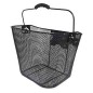 PANIER AVANT ACIER NID ABEILLE NEWTON POUR VAE ENTRAXE 78mm NOIR FIXATION RAPIDE CLIPS RPD 31,8mm 19L
