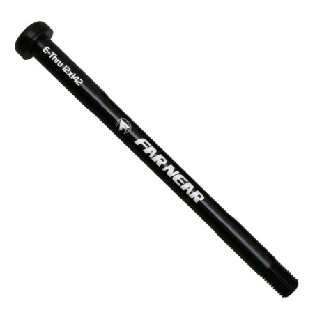 AXE-BLOCAGE DE ROUE ROUTE-VTT TRAVERSANT ETHRU ARRIERE FILETAGE 1.5 POUR 12X142 NOIR 36 g (168mm HORS BUTEE FILETAGE 17mm)