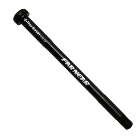 AXE-BLOCAGE DE ROUE VTT TRAVERSANT BOOST ARRIERE E-THRU FILETAGE 1.5 POUR 12X148 NOIR 36gr. (178mm HORS BUTEE FILETAGE 17mm)