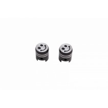 BOUCHON DE VALVE SCOOT-CYCLO REPLAY VS PISTON NOIR  (PAIRE)