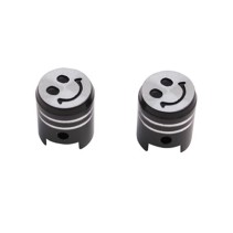 BOUCHON DE VALVE SCOOT-CYCLO REPLAY VS PISTON NOIR  (PAIRE)