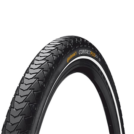 Pneu vtt/urbain 29x1.75 tr Continental contact plus tt noir (47-622) e-bike/vae 50km/h