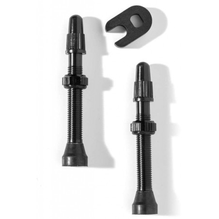 Paire de Valves Tubeless Hutchinson, Longueur 44mm