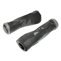 POIGNEE VTT NEWTON PROBIKE NOIR-GRIS L130mm (PAIRE)