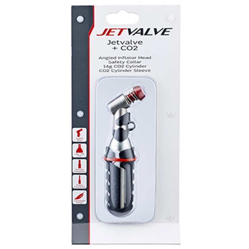 GONFLEUR WELDTITE JETVALVE AVEC CARTOUCHE 16g (SUR CARTE)