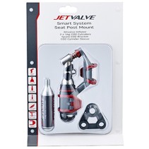 GONFLEUR WELDTITE JETVALVE AVEC SUPPORT FIXATION TIGE DE SELLE (SUR CARTE)