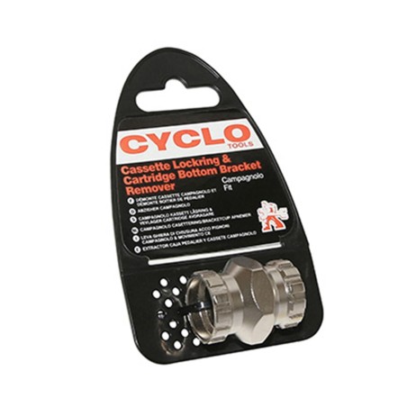 OUTIL DEMONTE BOITIER ET CASSETTE CAMPAGNOLO (SUR CARTE MARQUE CYCLO)
