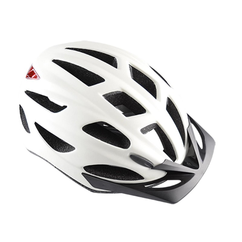 CASQUE URBAIN POLISPORT CITY GO CREME MAT REGLAGE OCCIPITAL 58/61 (LED INTEGRE)