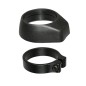 PROTECTION COLLIER DE SERRAGE TIGE DE SELLE P2R DIAM 30.9mm PLASTIQUE NOIR POUR EVITER INFILTRATION EAU-BOUE