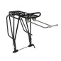 PORTE BAGAGE VELO ARRIERE A TRINGLES P2R ALU NOIR REGLABLE 29"-28"-27.5"-26" FIXATION SUR MOYEU AXE CREUX ET COMPATIBLE FREIN