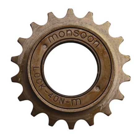 ROUE LIBRE  1V. P2R 18D. BRONZE CHAINE 3.30 ( 1-2"x1-8" CITY-BMX)