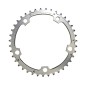 PLATEAU ROUTE 5BRA D.130  MICHE 39DTS MILIEU TRIPLE TYPE SHIMANO ALU ARGENT 9-10V.