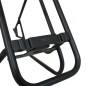 PORTE BAGAGE VELO ARRIERE A TRINGLES NEWTON ALU NOIR REGLABLE 26"-28"-700C COMPATIBLE SYSTEME MIK GAMME BASIL -poids maxi 25kgs-