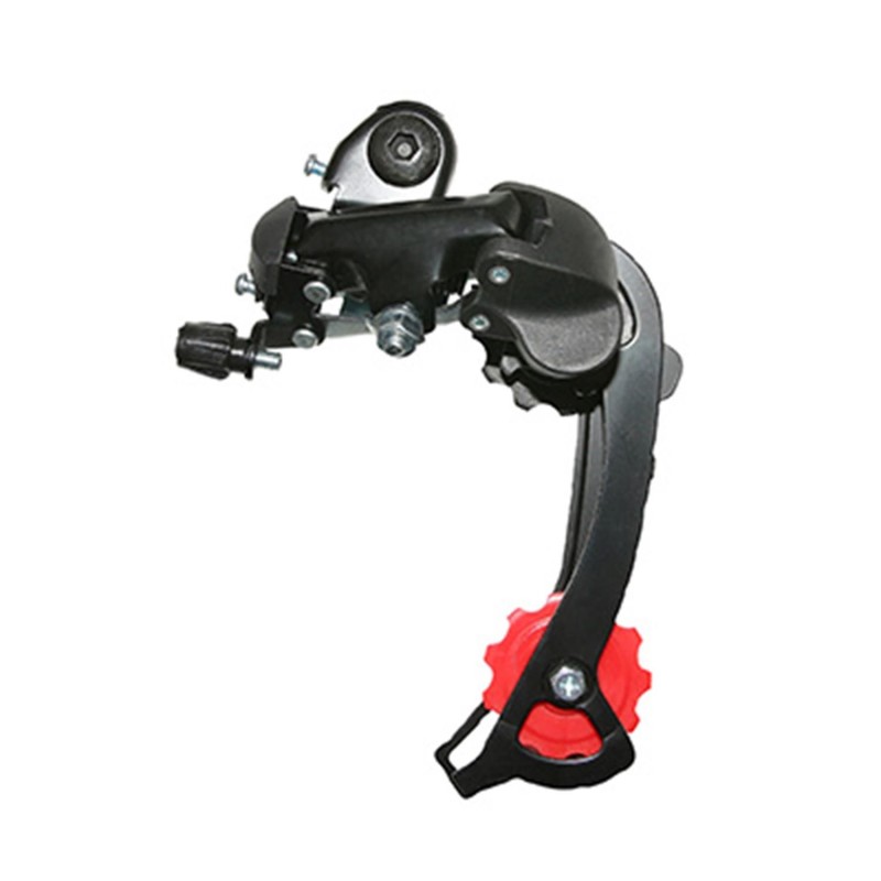 Derailleur vtt arriere p2r 8-7v. noir tz grande chape a visser (compatible Shimano jusqu'a 30dts)