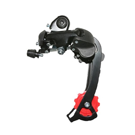 Derailleur vtt arriere p2r 8-7v. noir tz grande chape a visser (compatible Shimano jusqu'a 30dts)