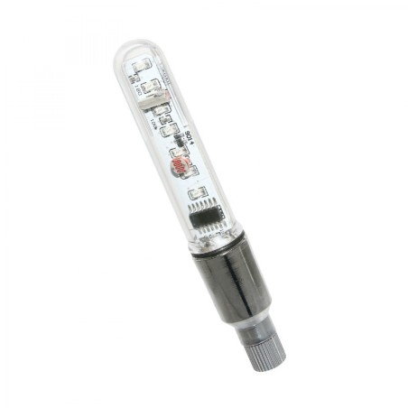ECLAIRAGE VELO A PILE SUR VALVE VP-VS P2R HOLOGRAPHIQUE 12 FONCTIONS LIVRE AVEC 3 PILES LR44