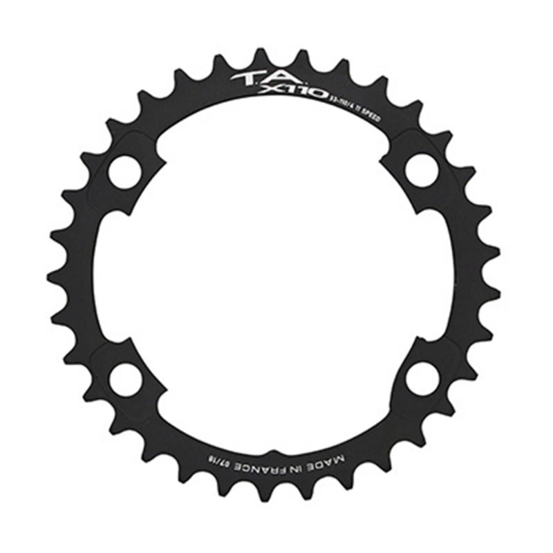 PLATEAU ROUTE 4BRA D.110 POUR SHIMANO ULTEGRA R8000 - 6800 TA X110 39DTS INTERIEUR COMPATIBLE TIAGRA 4700-105  5800 R7000-DURA