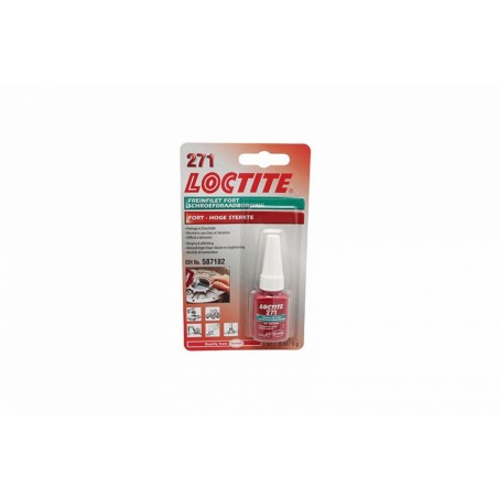 FREIN FILET FORT LOCTITE 271 A RESISTANCE ELEVEE (FLACON  5 ML SOUS BLISTER)