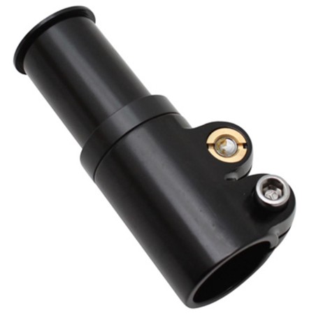REHAUSSE POTENCE AHEADSET 1''1-8 - 28,6 EXTERIEUR  HAUTEUR 100mm   ENTRETOISE 8mm NOIR