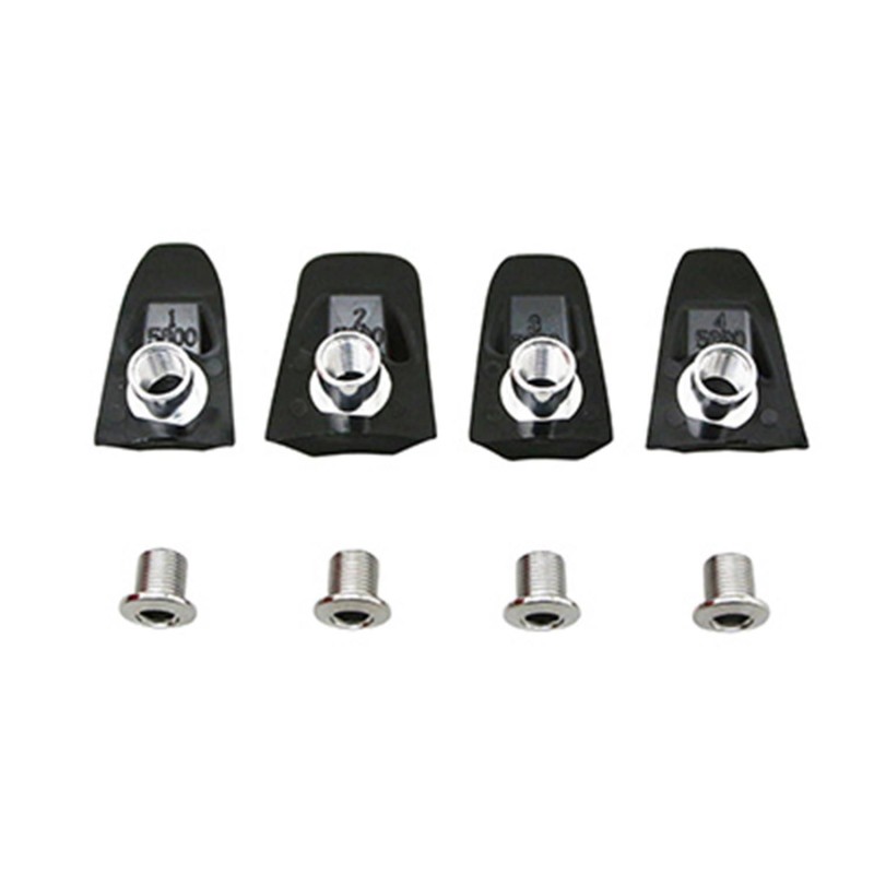 INTRAVIS PEDALIER TA COMPATIBLE 105 5800 NOIR POUR PLATEAU X110 (JEU DE 4)