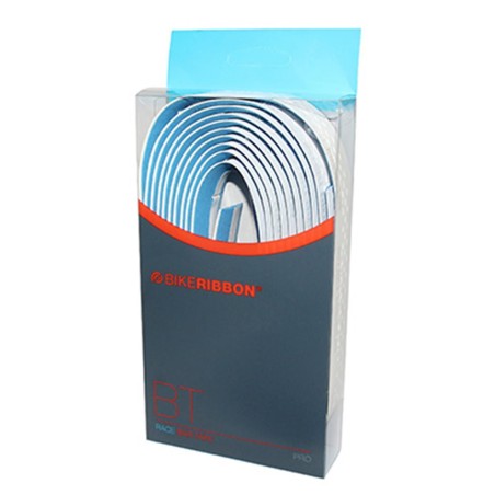 Ruban de guidon Bike Ribbon drop blanc-bleu