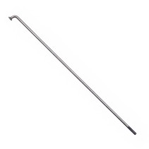 RAYON ZINGUE 2mm L145mm SANS ECROU (VENDU A L'UNITE)
