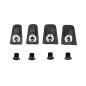 INTRAVIS PEDALIER TA COMPATIBLE DURA ACE 9000 NOIR POUR PLATEAU X110 (JEU DE 4)