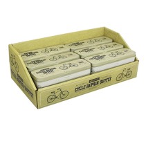 KIT REPARATION CHAMBRE A AIR WELDTITE 1940 VINTAGE METAL - BOITE (6 PATCHS 25mm   COLLE 5g   PAPIER PONCE   BANDE CAOUTCHOUC)