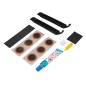 KIT REPARATION CHAMBRE A AIR WELDTITE 1940 VINTAGE METAL - BOITE (6 PATCHS 25mm   COLLE 5g   PAPIER PONCE   BANDE CAOUTCHOUC)