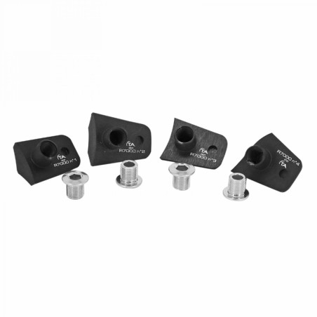 INTRAVIS PEDALIER TA COMPATIBLE 105 R7000 NOIR POUR PLATEAU X110 (JEU DE 4)