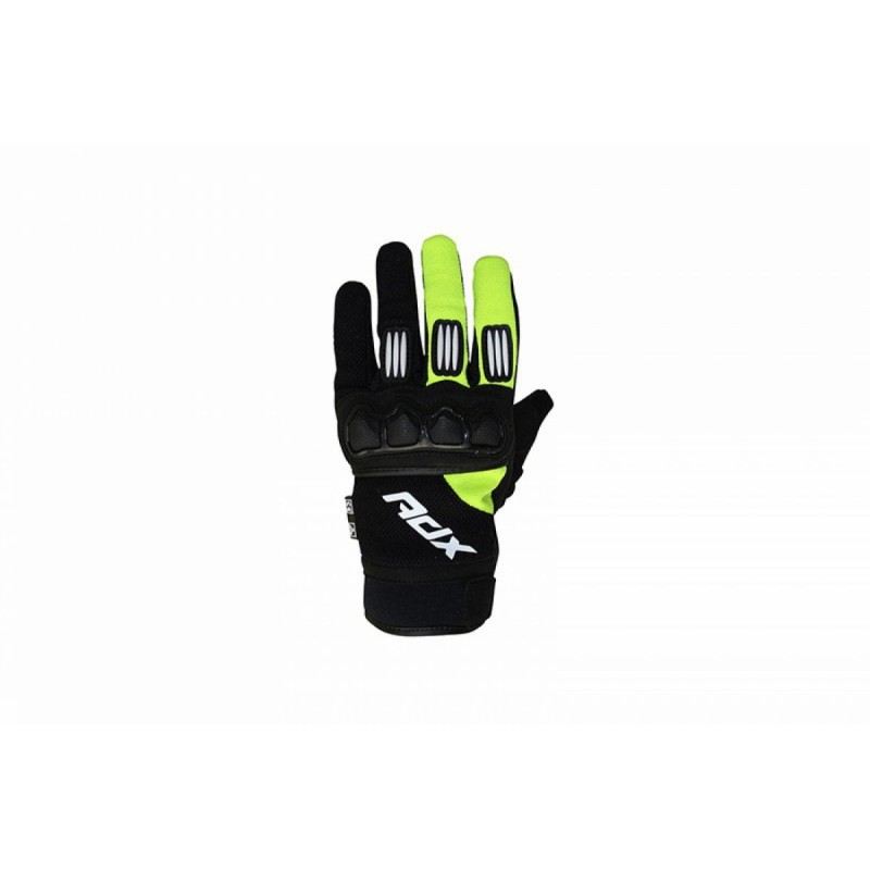 GANTS CROSS ADX TOWN NOIR-JAUNE FLUO  T 8 (S)  (HOMOLOGUE EN 13594:2015)