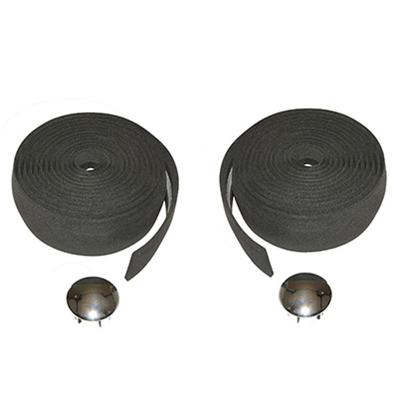 Ruban de guidon p2r cork noir sans liege (en sachet plastique)