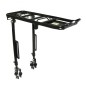 PORTE BAGAGE VELO ARRIERE A TRINGLES P2R ALU NOIR REGLABLE 29"-27.5"-26''  (SUPPORTE 15Kgs)