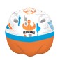 CASQUE VELO ENFANT DISNEY V2 STARWARS BLANC-BLEU-ORANGE AVEC MOLETTE REGLAGE TAILLE 54-58 (VENDU SUR CARTE)