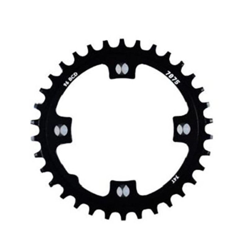 PLATEAU VTT MONO DIAM  96 EXTER 34DTS NOIR 4 BRANCHES SUNRACE CRMX00 1X10/11/12V.
