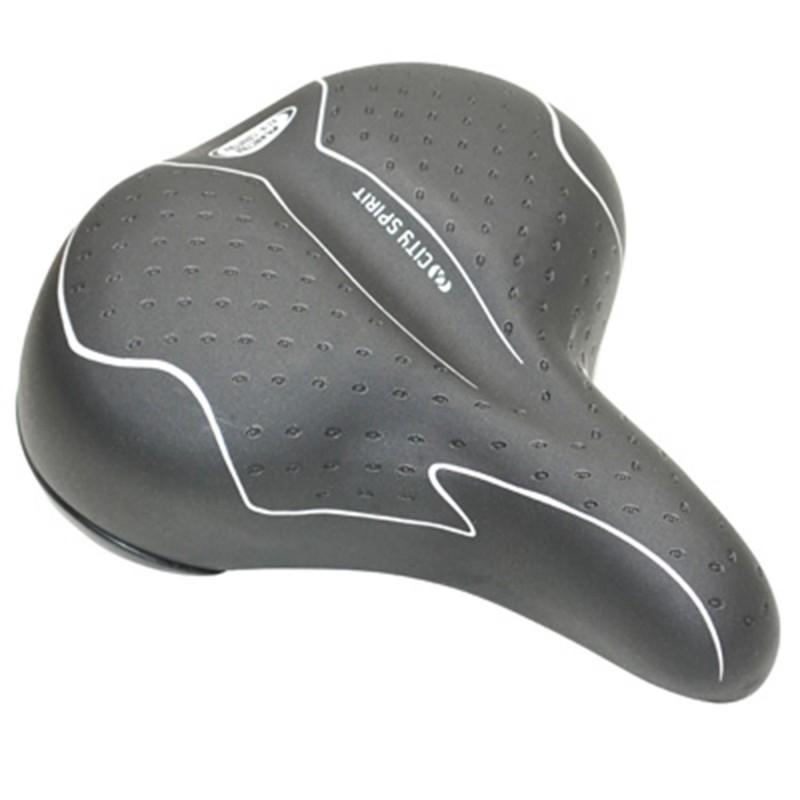 SELLE NEWTON CITY SPIRIT DAME GEL ELASTOMERE NOIR 245x208mm