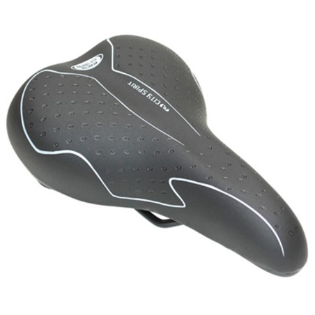 SELLE NEWTON CITY SPIRIT HOMME GEL ELASTOMERE NOIR 260x160mm
