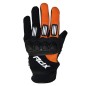 GANTS CROSS ADX TOWN NOIR-ORANGE FLUO  T 6 (XXS)  ENFANT  (HOMOLOGUE EN 13594:2015)