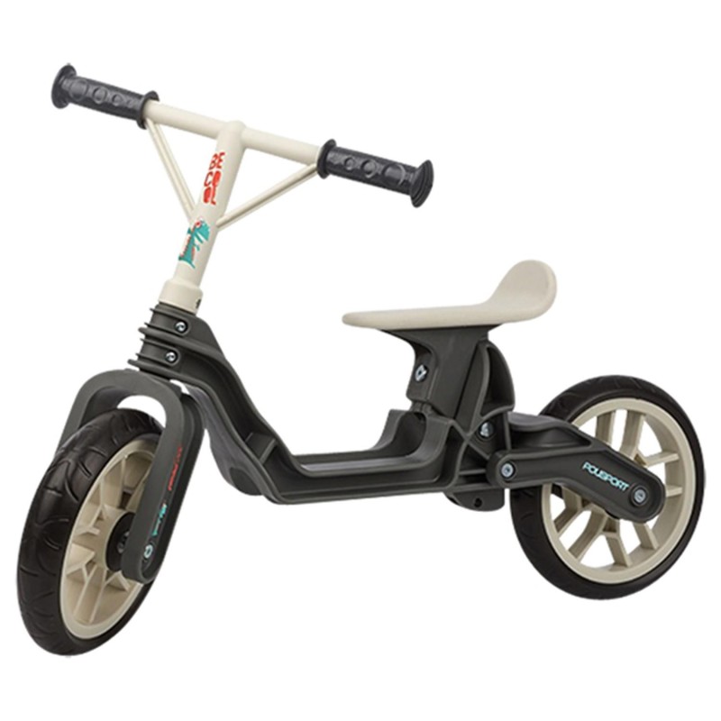 VELO  SANS PEDALE "DRAISIENNE" POLISPORT BALANCE BIKE GRIS/CREME