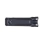 POTENCE VTT -URBAIN-TREKKING ZOOM REGLABLE REHAUSSE ALU NOIR MAT 25.4  L 90mm AHEAD-SET 1"1-8