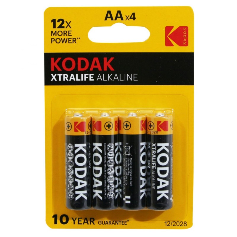 PILE LR06  1.5V  ALCALINE XTRALIFE AA (VENDU PAR 4)