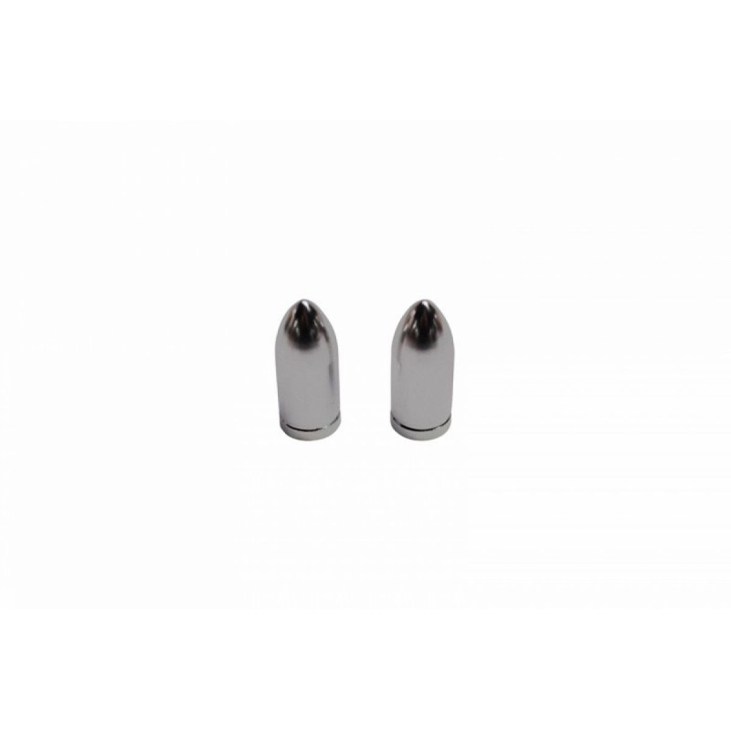 BOUCHON DE VALVE SCOOT-CYCLO REPLAY VS OBUS CHROME  (PAIRE)