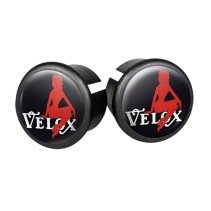 BOUCHON CINTRE/GUIDON ROUTE VELOX A EMBOITER PLASTIQUE PIN UP SUR CARTE (PR)