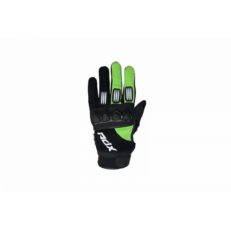 GANTS CROSS ADX TOWN NOIR-VERT FLUO  T 6 (XXS)  ENFANT  (HOMOLOGUE EN 13594:2015)