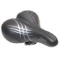 SELLE NEWTON CITY STRACE PHOENIX HOMME NOIR 259x185mm AVEC CHARIOT RAIL ACIER NOIR