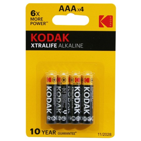 PILE LR03  1.5V  ALCALINE XTRALIFE AAA (VENDU PAR 4)