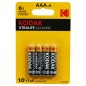 PILE LR03  1.5V  ALCALINE XTRALIFE AAA (VENDU PAR 4)