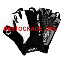 PE GANTS VTT GEL NR/BLANC - C9532075-S      - 3032651841180